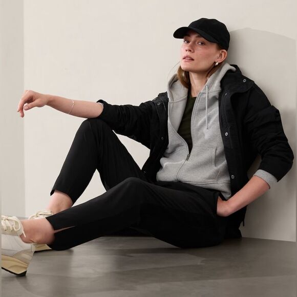 Athleta Brooklyn Mid Rise Ankle Pant Black Size 6 New NWOT - Picture 3 of 16